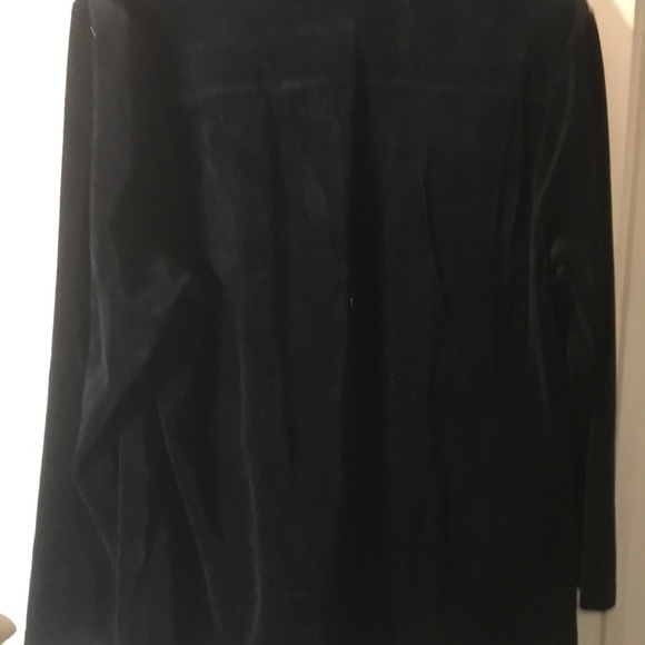 NWT Chico’s black velour bling pullover tunic - Picture 4 of 4